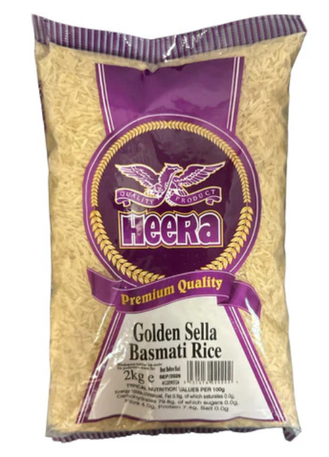 HEERA GOLDEN SELLA RICE 2KG