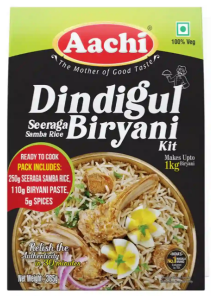 AACHI DINDUGAL SEERAGA SAMBA BIRYANI KIT 365G