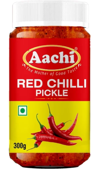 AACHI RED CHILLI PICKLE 300G
