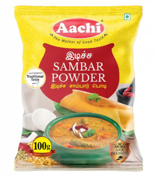 AACHI IDICHA SAMBAR POWDER 100G
