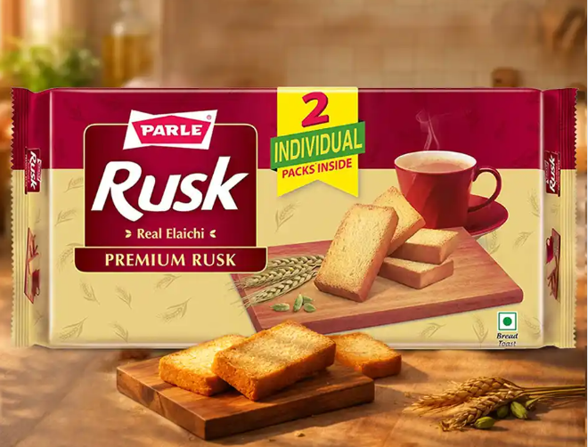 PARLE ELACHI RUSK 400G