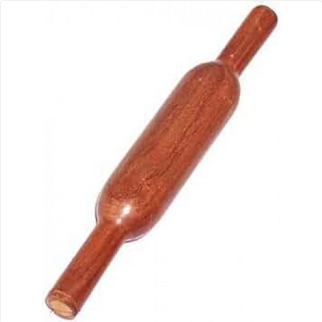 WOODEN CHAPPATHI ROLLER (BROWN) - 14.5 INCHES