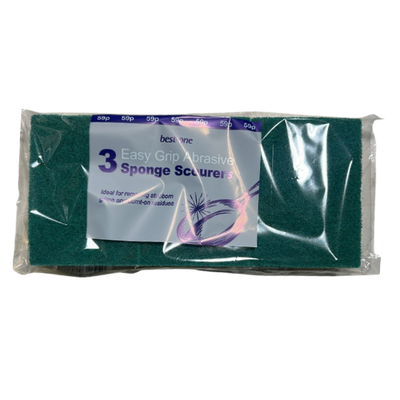 Sponge Scourers 3pcs – Soft and durable kitchen sponges, perfect for dishwashing and cleaning
