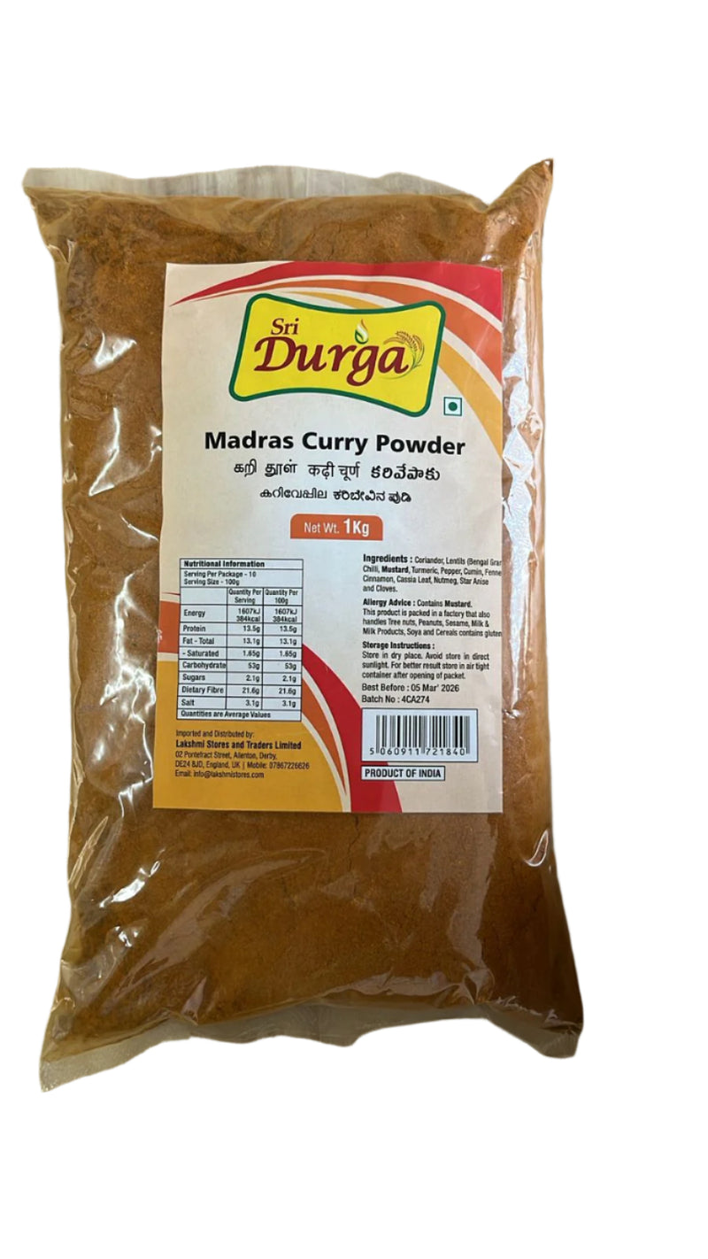 SRI DURGA MADRAS CURRY POWDER 1KG
