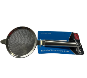 STAINLESS STEEL TAJ TEA STRAINER MODEL 1