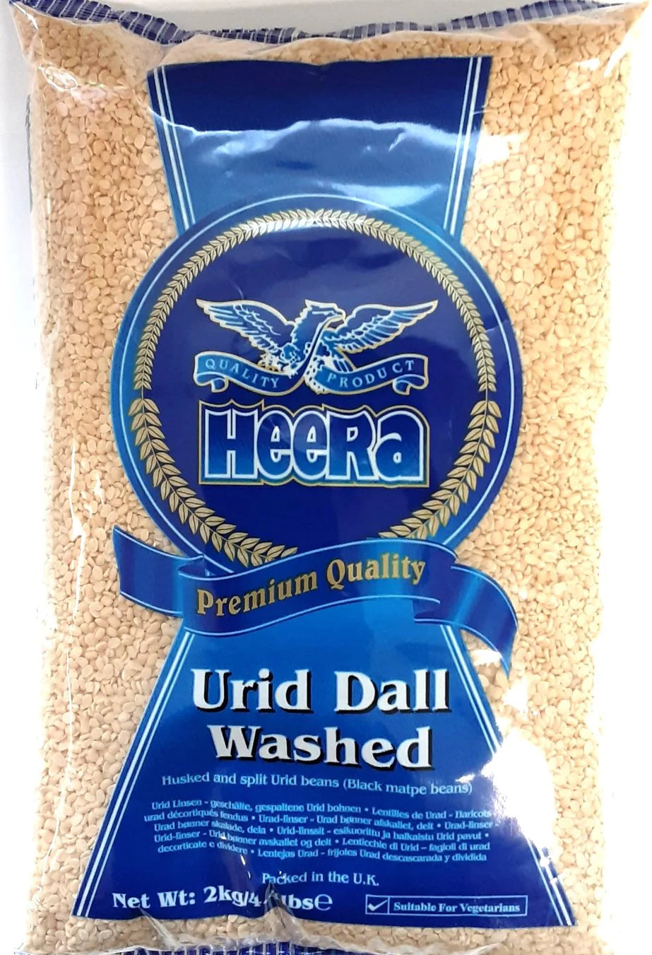 HEERA URID DAL WASHED 2KG