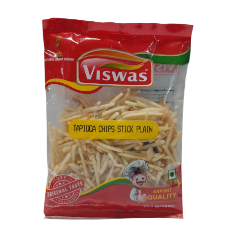 VISWAS PLAIN TAPIOCA CHIPS STICK 150G