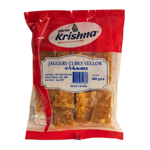 Buy Shree Krishna Yellow Jaggery Cubes 400g Online