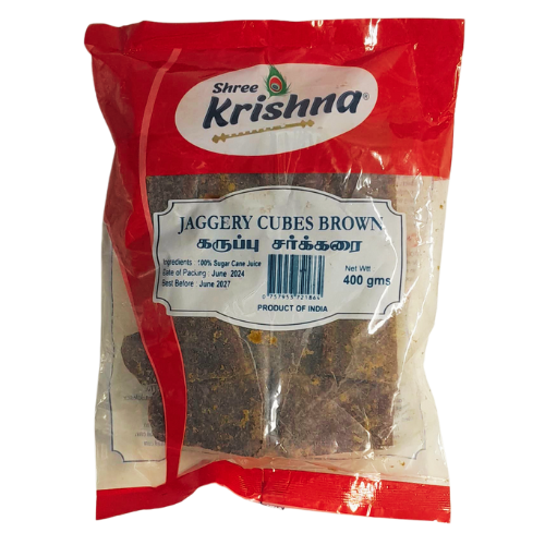 Buy Shree Krishna Brown Jaggery Cubes 400g Online