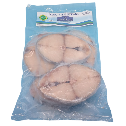 Buy Neptune Frozen King Fish Big Steaks (Family Pack) Online from Lakshmi Stores, UK