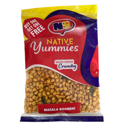 Buy Native Yummies Masala Boondi Online from Lakshmi Stores, UK