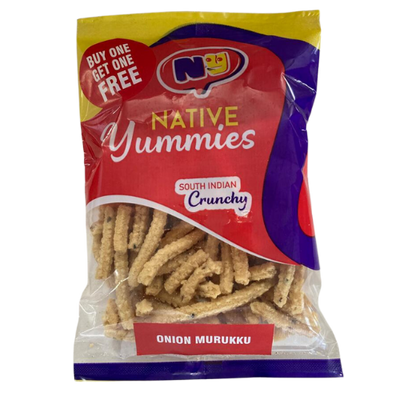 Buy Native Yummies Onion Murukku Sticks Online from Lakshmi Stores, UK