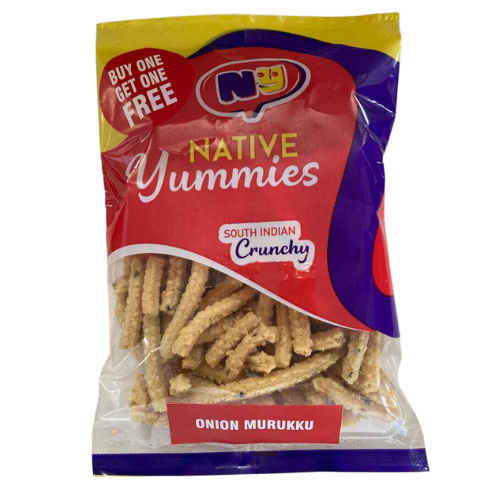 Buy Native Yummies Onion Murukku Sticks Online from Lakshmi Stores, UK