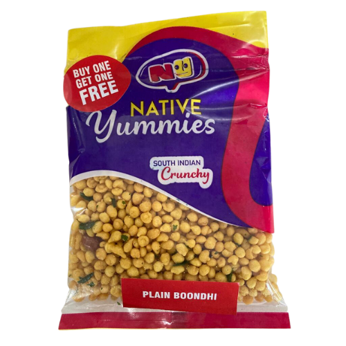 Buy Native Yummies Plain Boondi Online from Lakshmi Stores, UK