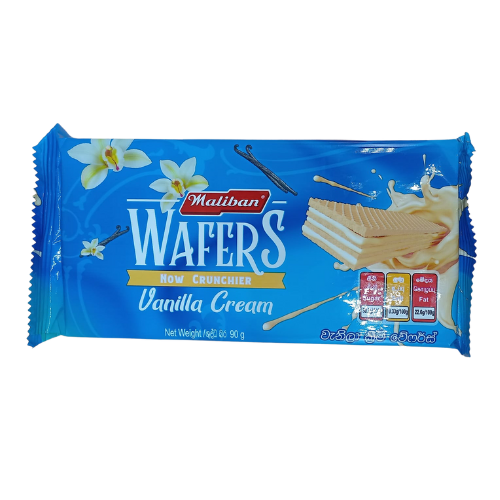 Buy Maliban Wafer Biscuits -Vanilla 90G Online