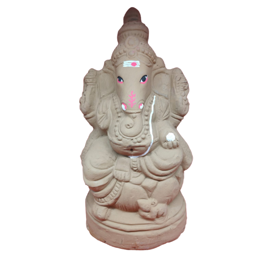 VINAYAGAR STATUE PURE CLAY 14 INCHES