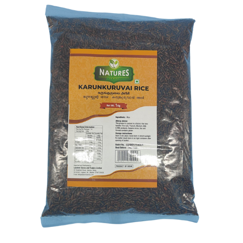 Buy Natures Karunkuruvai Rice 1Kg Online