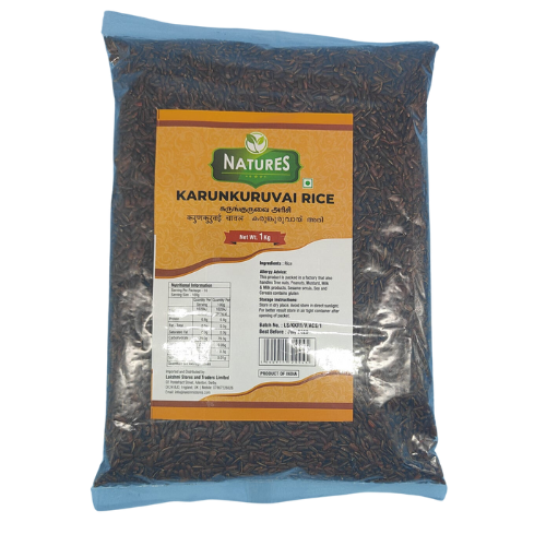 Buy Natures Karunkuruvai Rice Online from Lakshmi Stores 