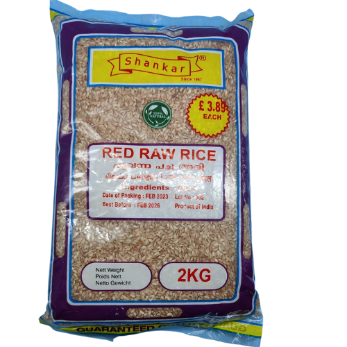 Buy Shankar Red Raw Rice 2kg Online