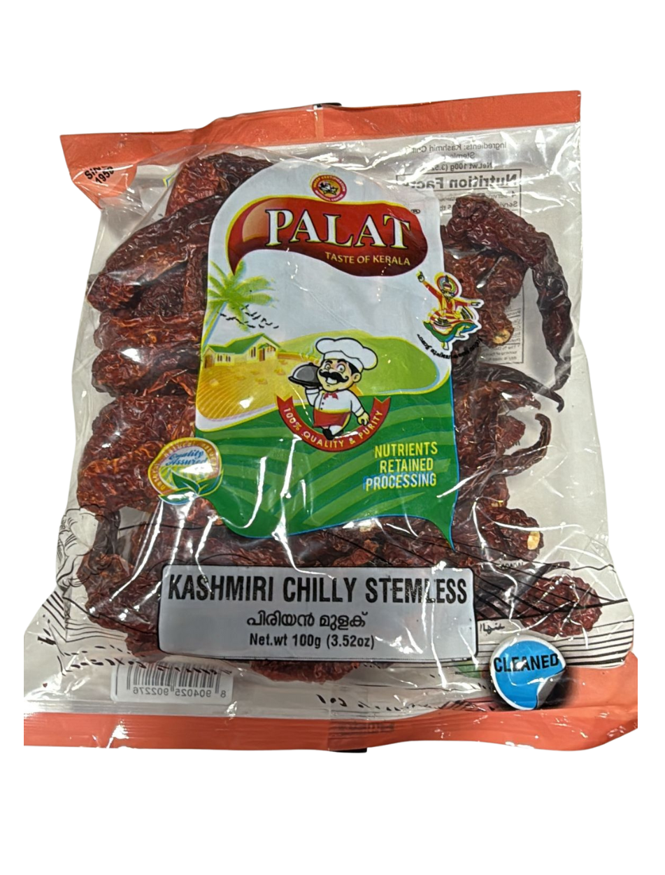 PALAT WHOLE KASHMIRI CHILLY 100G