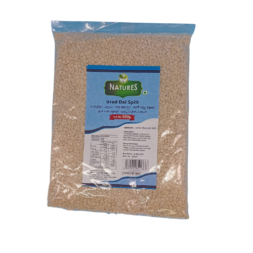 Buy Natures Urad Dal Washed Split 500g Online