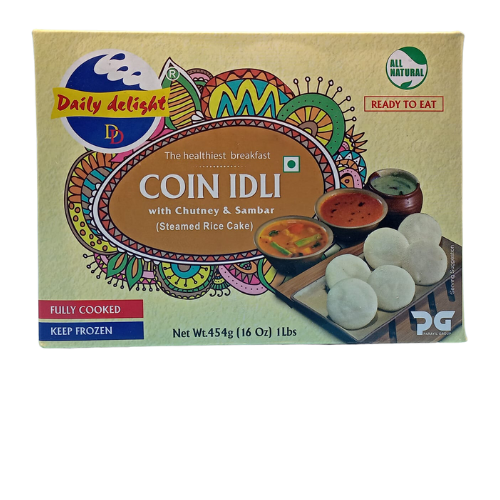 Buy Daily Delight Frozen Coin Idly 454g Online