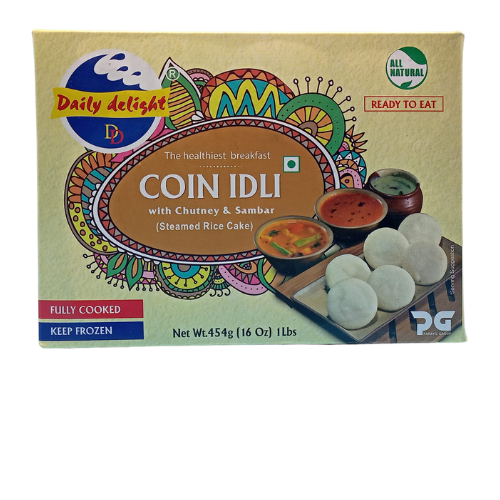 Buy Daily Delight Frozen Coin Idly Online, Lakshmi Stores from UK