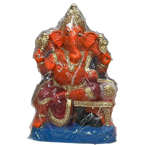 VINAYAGAR (GANESH) COLOURED STATUE 10 INCHES