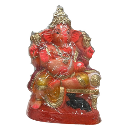 VINAYAGAR (GANESH) COLOURED STATUE 10 INCHES
