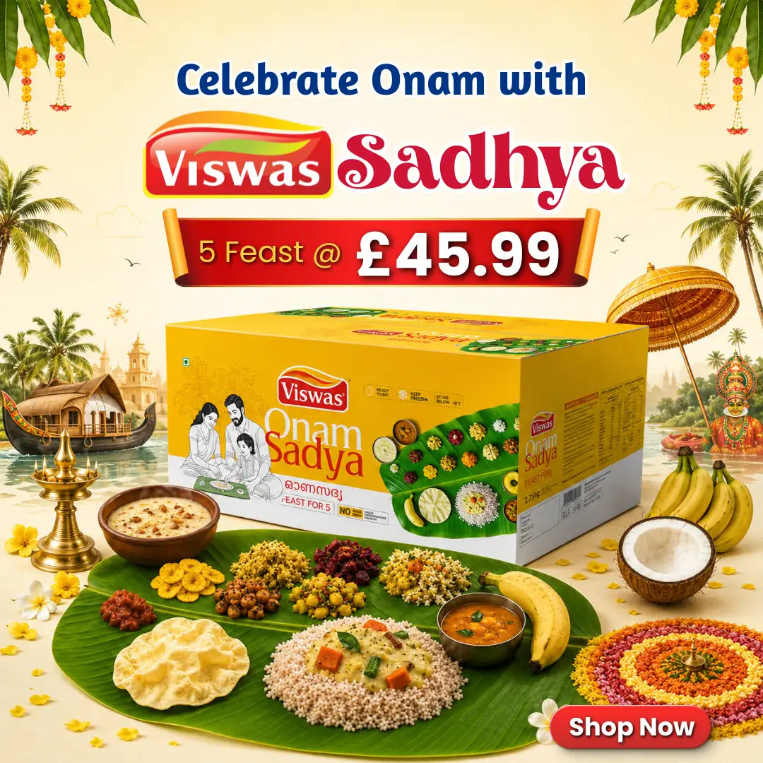 ONAM SPECIAL VISWAS SADHYA FROZEN KIT - 5 FEAST (6.25KG)(WITHOUT RICE)