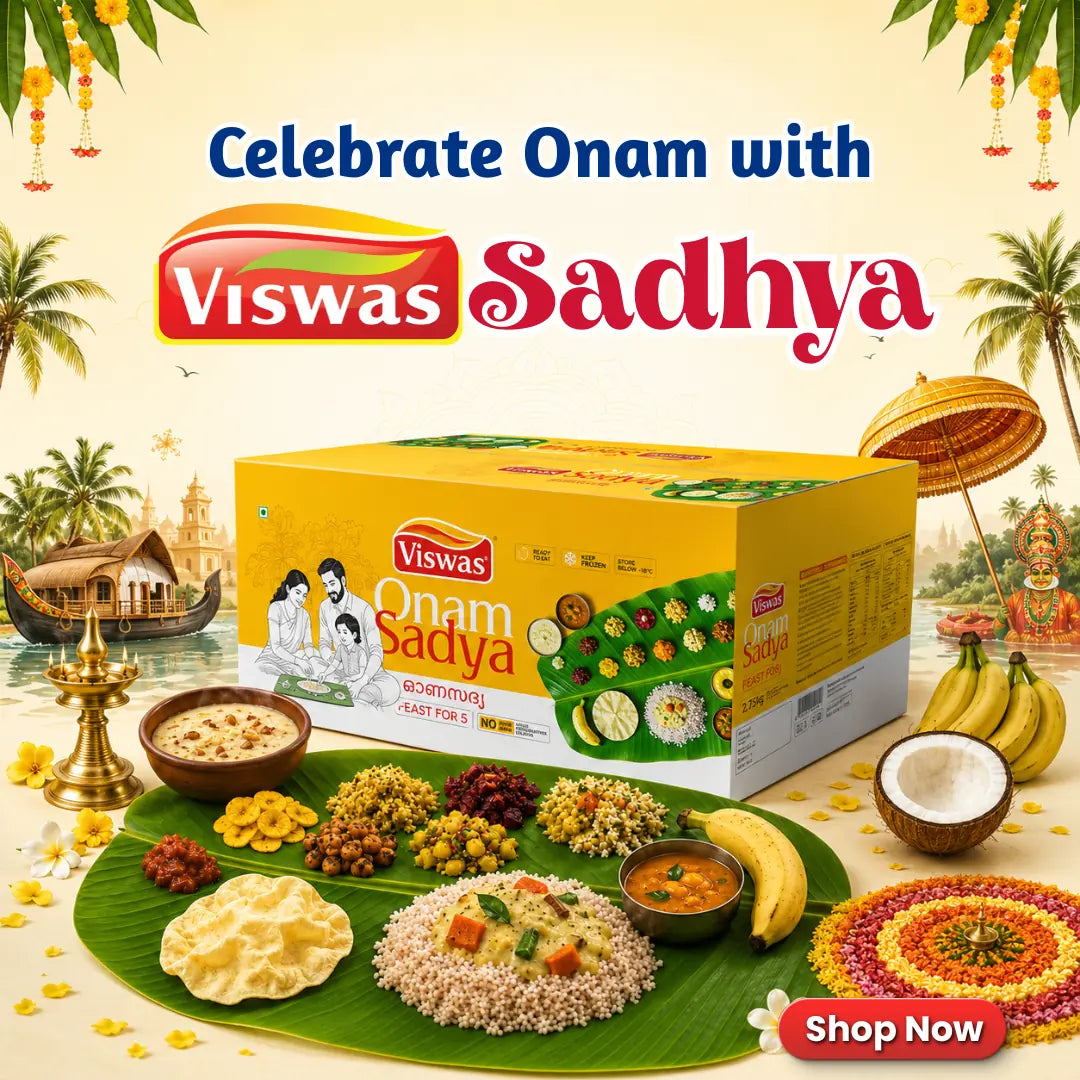 ONAM SPECIAL VISWAS SADHYA FROZEN KIT - 5 FEAST (6.25KG)(WITHOUT RICE)