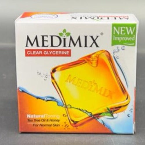MEDIMIX CLEAR GLYCERINE SOAP 125G
