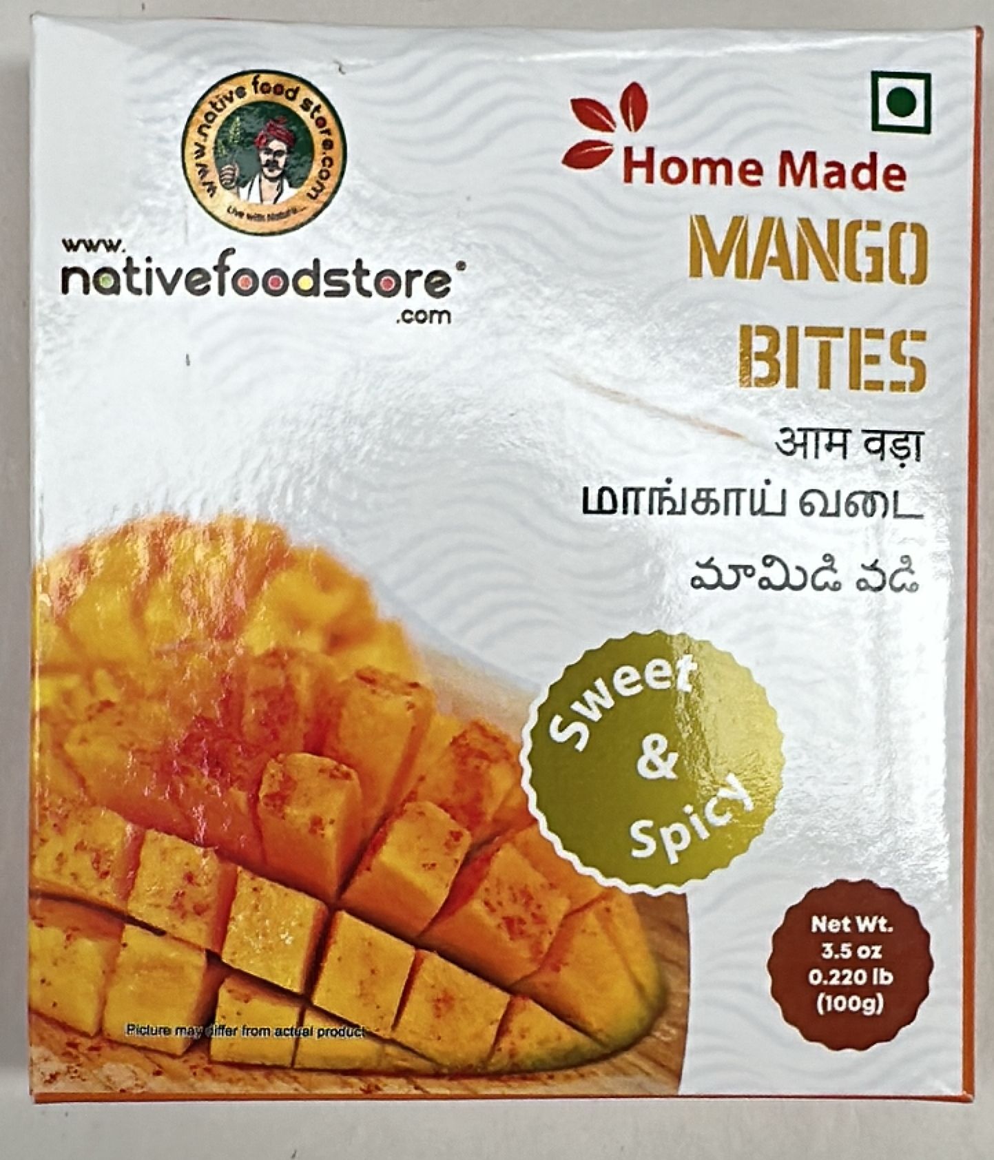 Buy NATIVE FOOD STORE MANGO BITES 100G Online