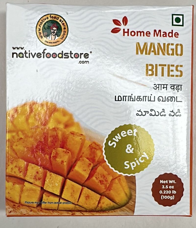 NATIVE FOOD STORE MANGO BITES 100G