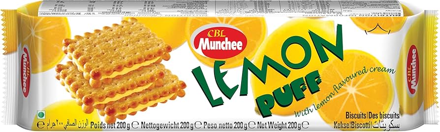 MUNCHEE LEMON PUFF 200G (2 FOR £1.19)