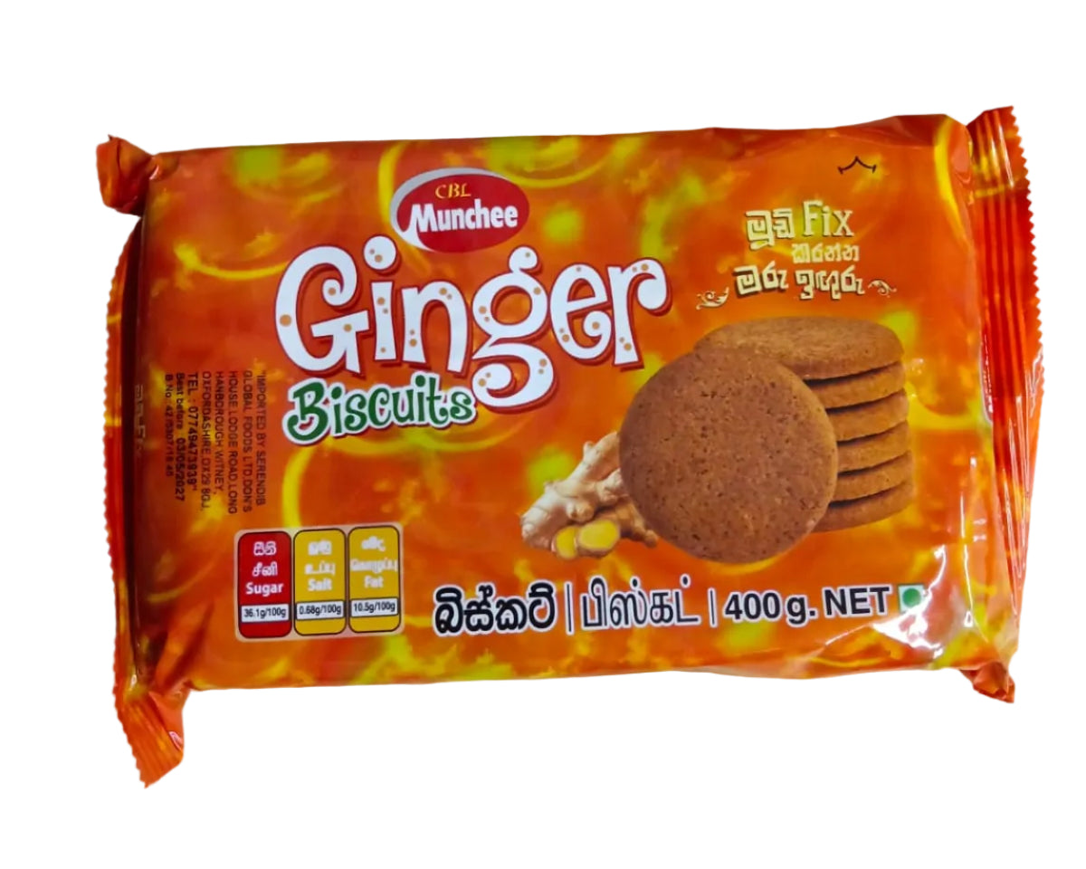 MUNCHEE GINGER BISCUITS 400G