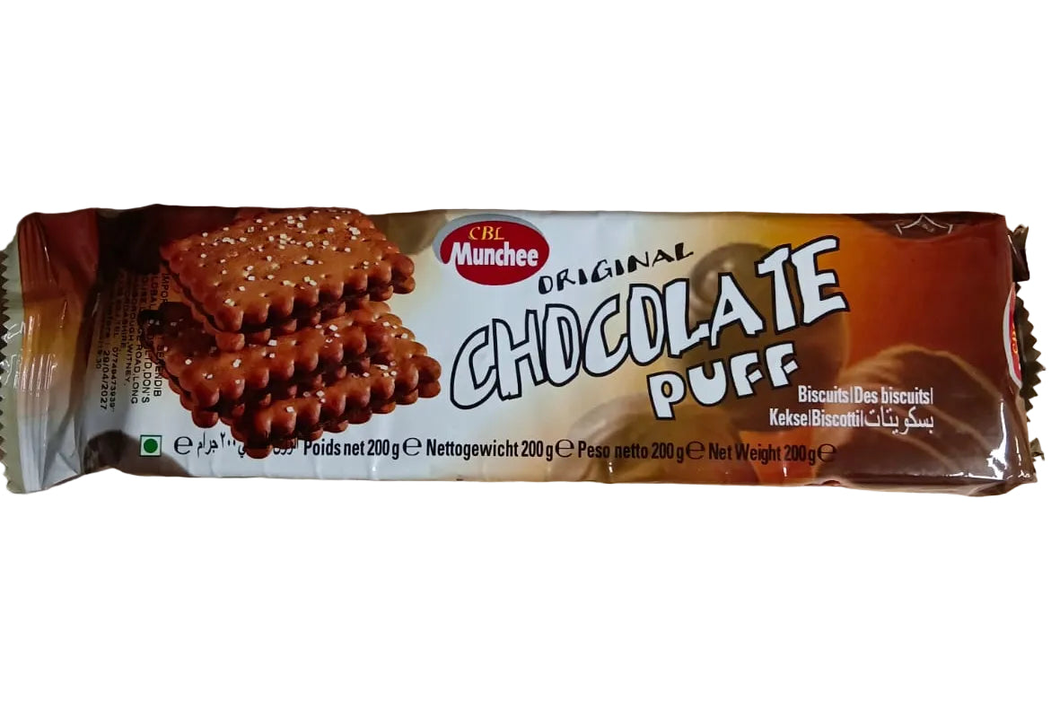MUNCHEE CHOCOLATE PUFF 200G