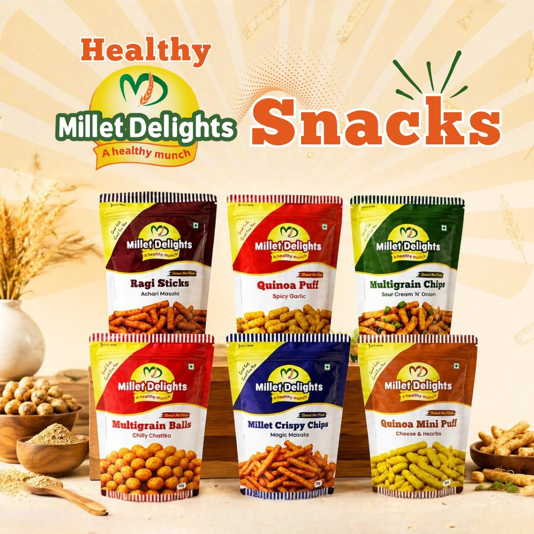 MILLET DELIGHTS 6 VARIETY COMBO OFFER – ONLY £6