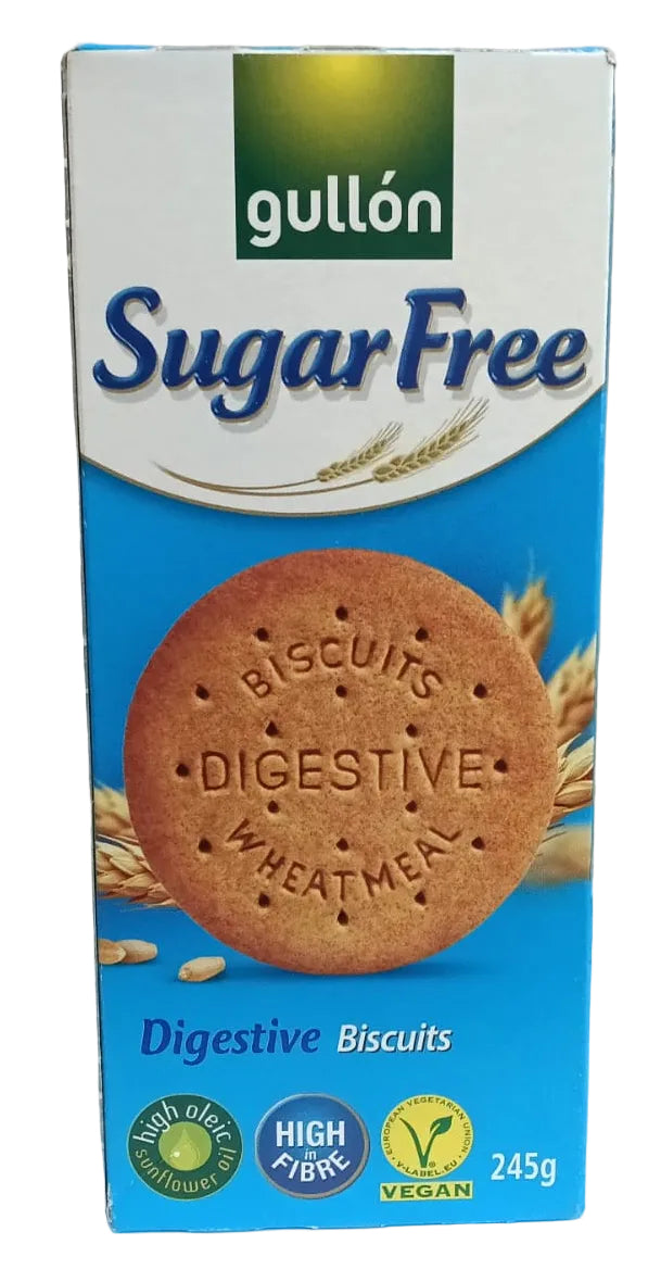 GULLON DIGESTIVES SUGAR FREE BISCUITS 245G