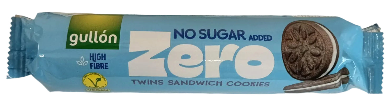 GULLON TWINS SANDWICH NO SUGER BISCUITS 147G
