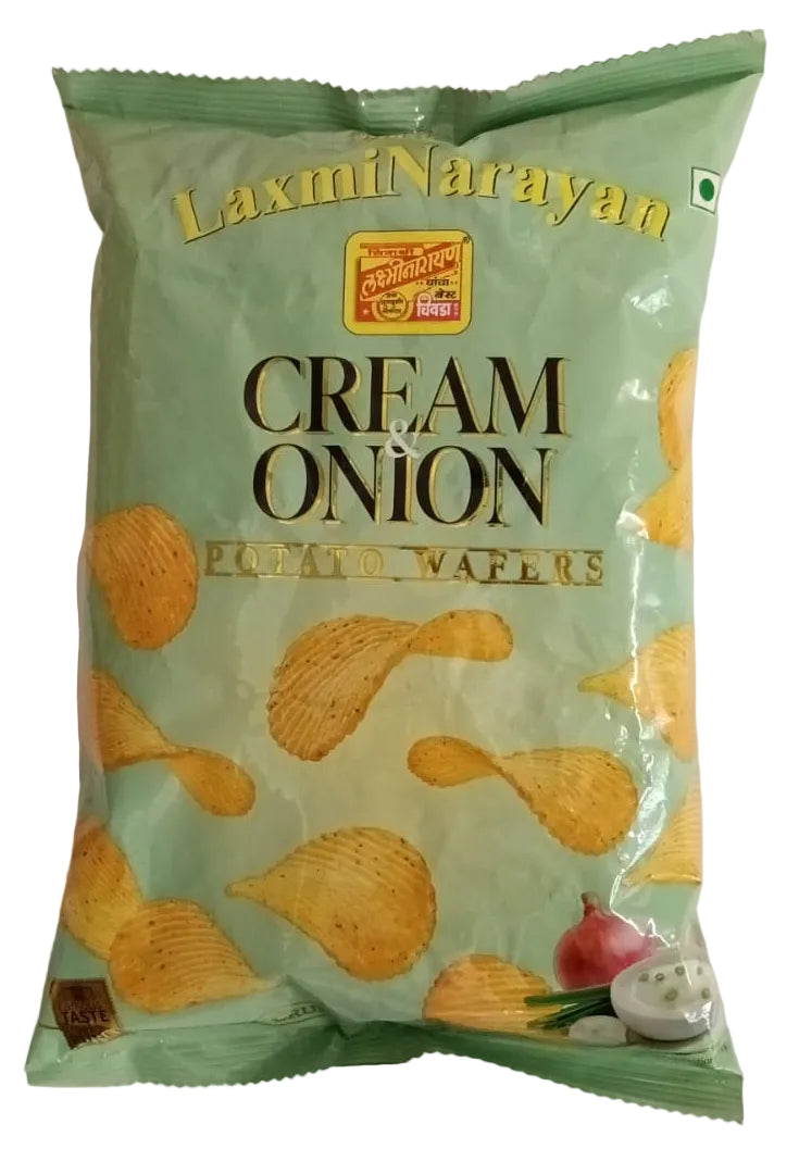 LAXMINARAYAN CREAM& ONION POTATO WAFER 60G