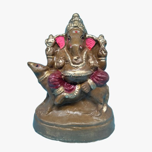 CLAY VINAYAGAR 6" INCHES - PURE