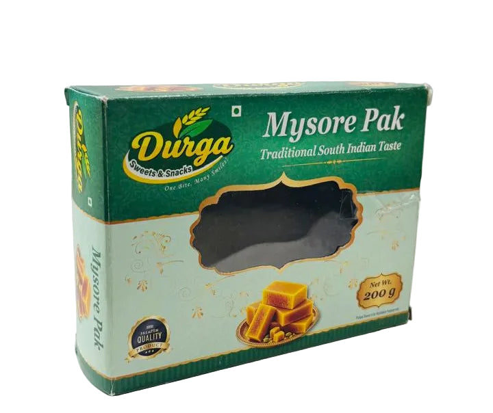 DURGA SWEETS & SNACKS TRADITIONAL MYSORE PAK 200G