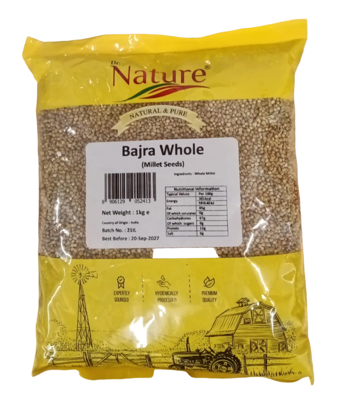 DR.NATURE BAJRA WHOLE 1KG