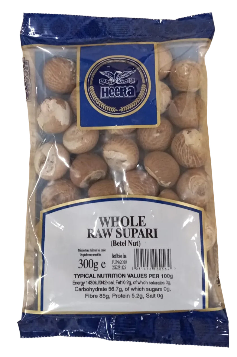 HEERA BETEL NUT WHOLE (SUPARI) 300G