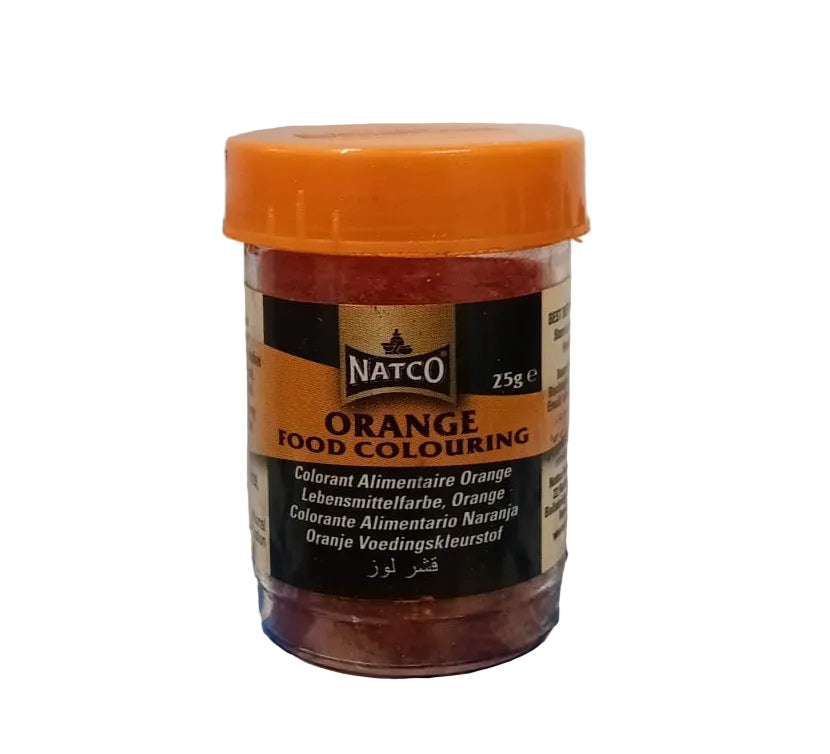 NATCO ORANGE FOOD COLOURING - 25G