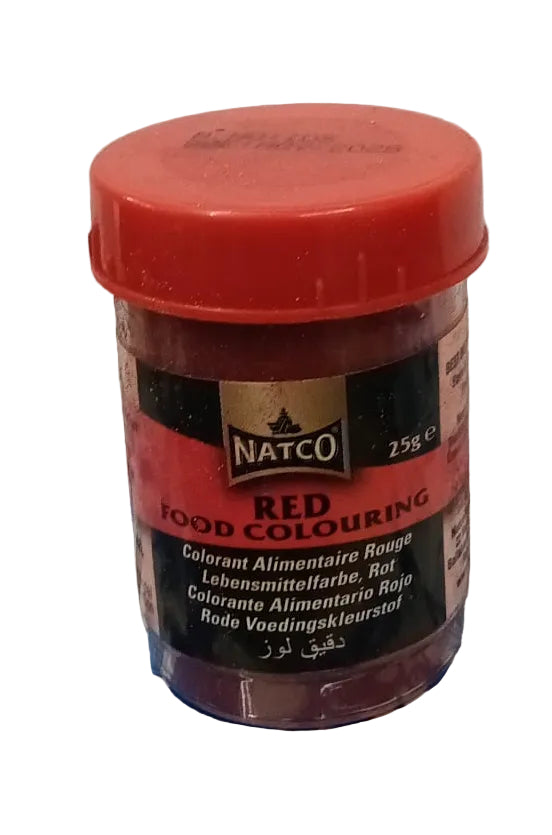 NATCO RED FOOD COLOURING - 25G