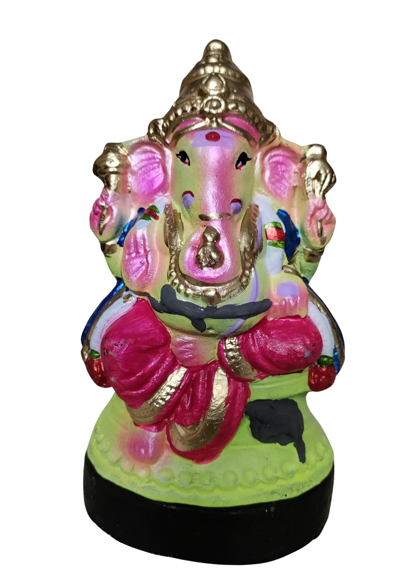 Buy Vinayagar (Ganesh) Statue 10 inches Yellow Online