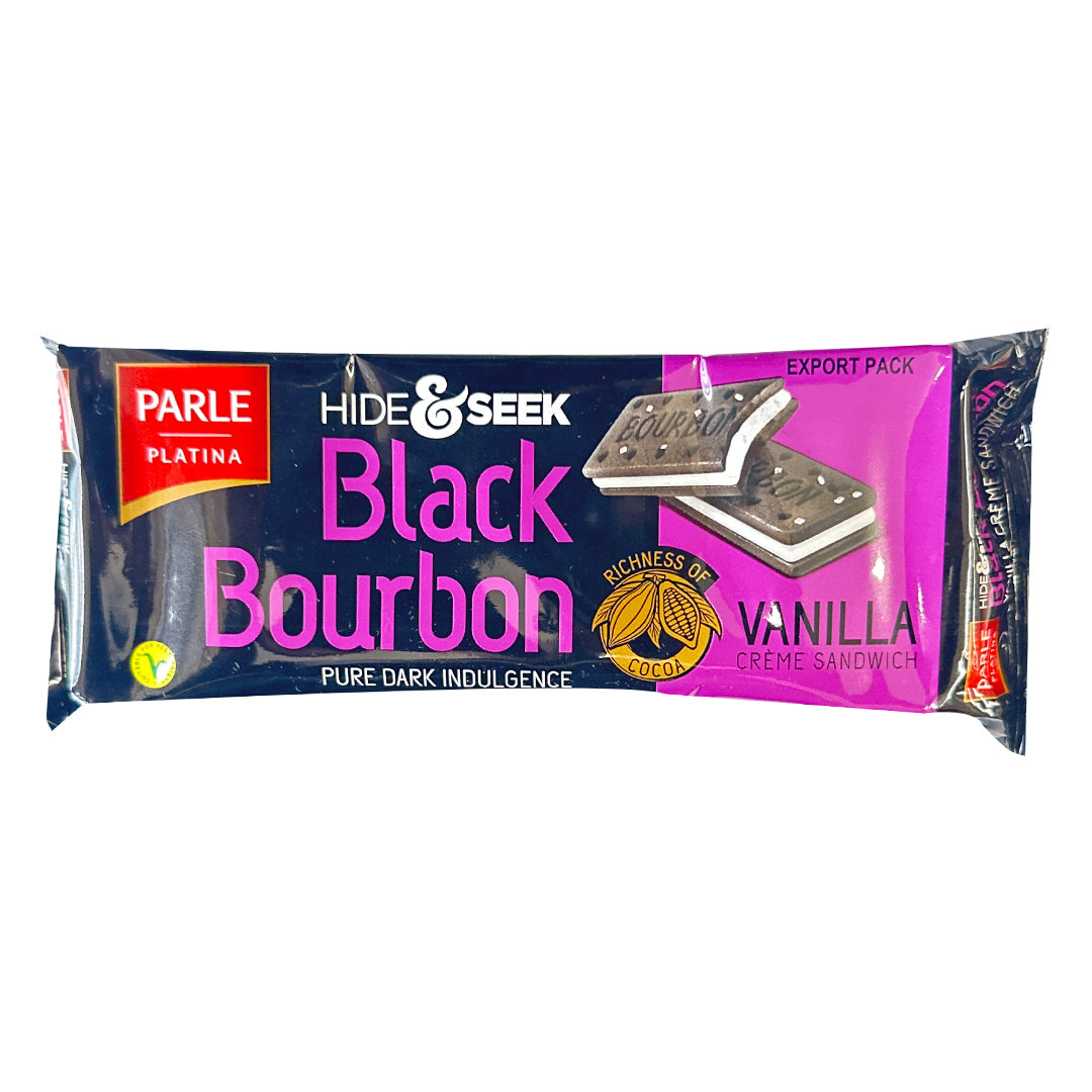 Buy Parle Hide & Seek Black Bourbon 100g Vanilla Online