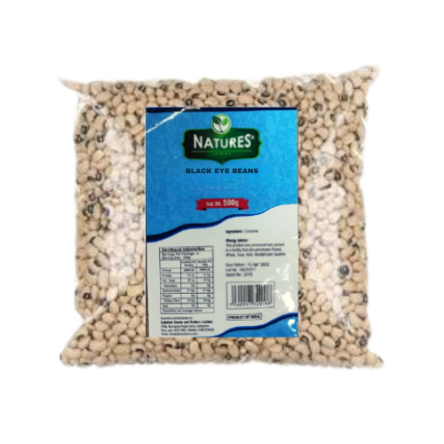 Buy Natures Black Eye Beans (Karamani) 500G Online